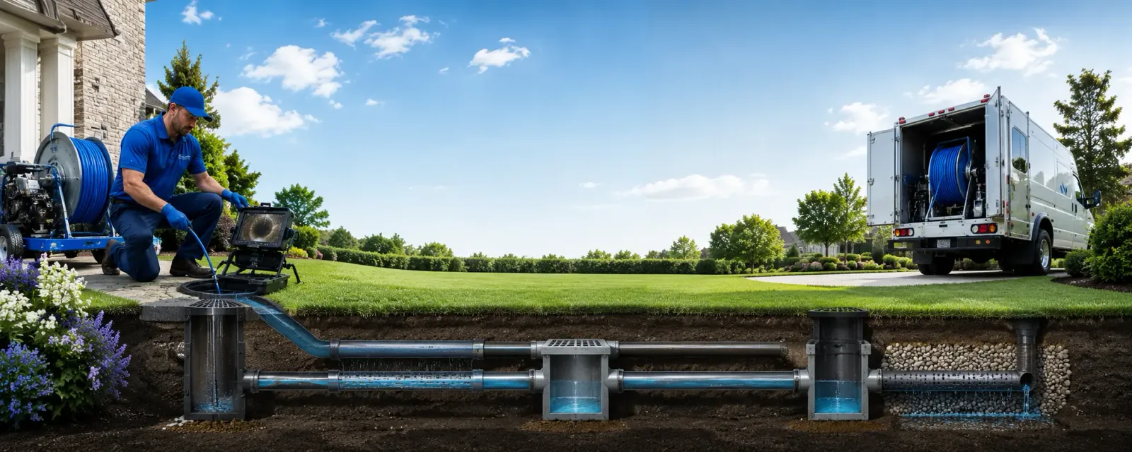 Outdoor drain cleaning information for Chataignier, LA