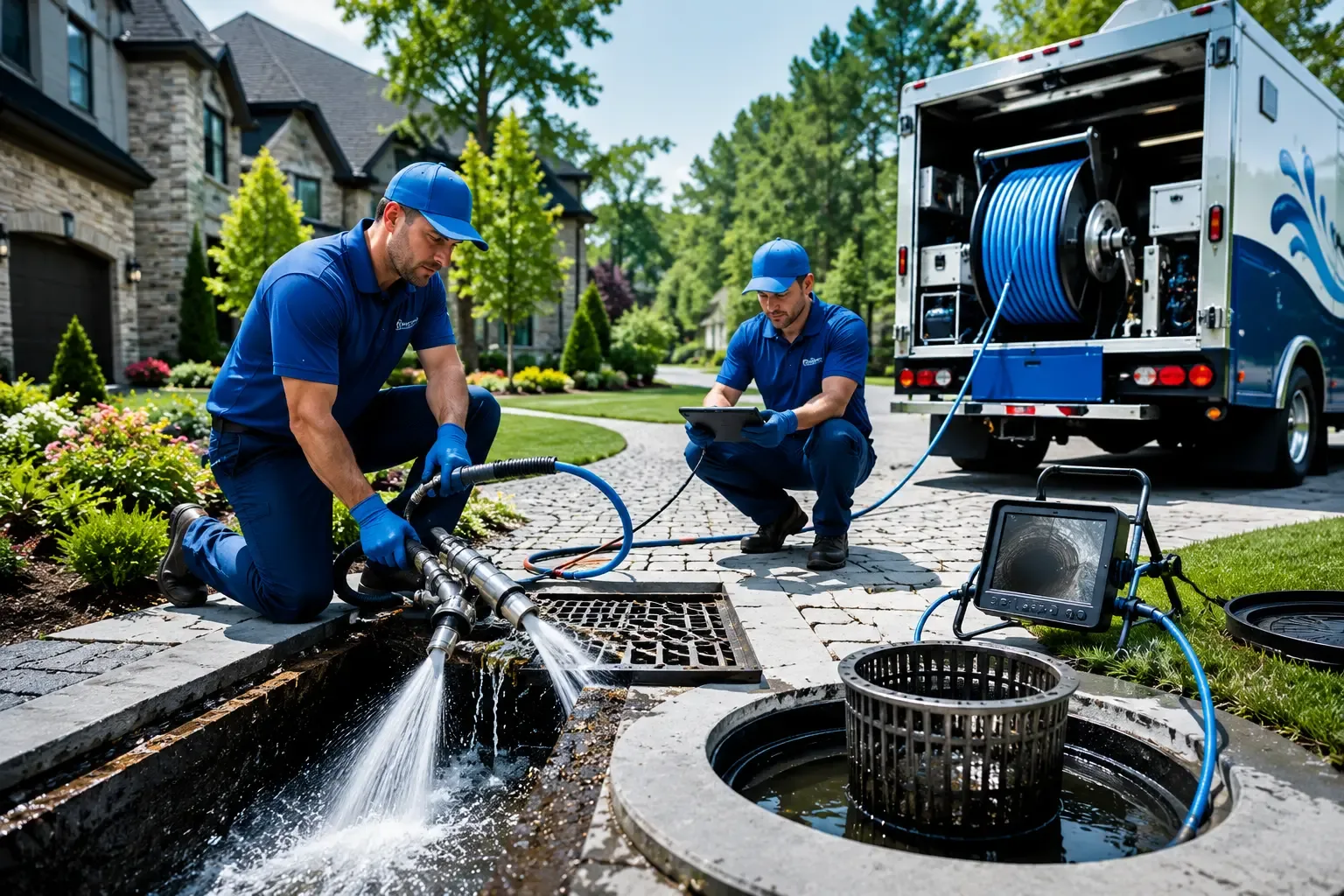 Local outdoor drain cleaning professionals in Chataignier, LA