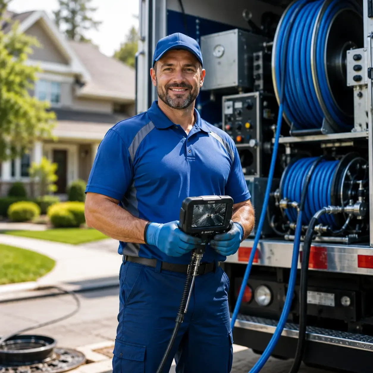 Local outdoor drain cleaning specialists in Chataignier, LA